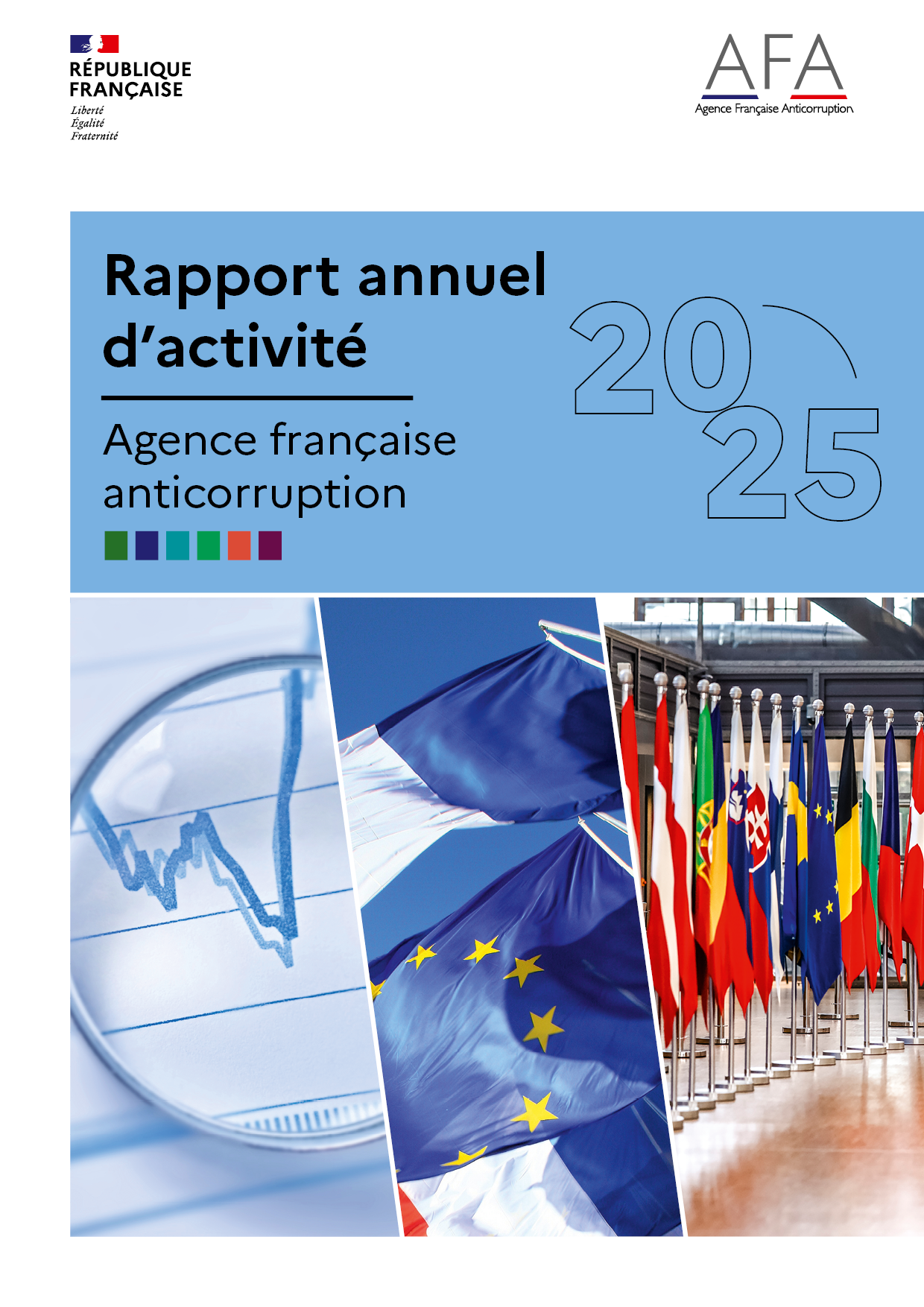 Couverture du rapport d'activitré 2025