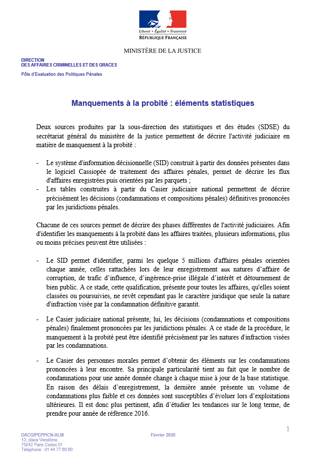 premiere page du rapport