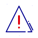Pictogramme représentant un panneau triangulaire avec un point d'exclamation à l'intérieur